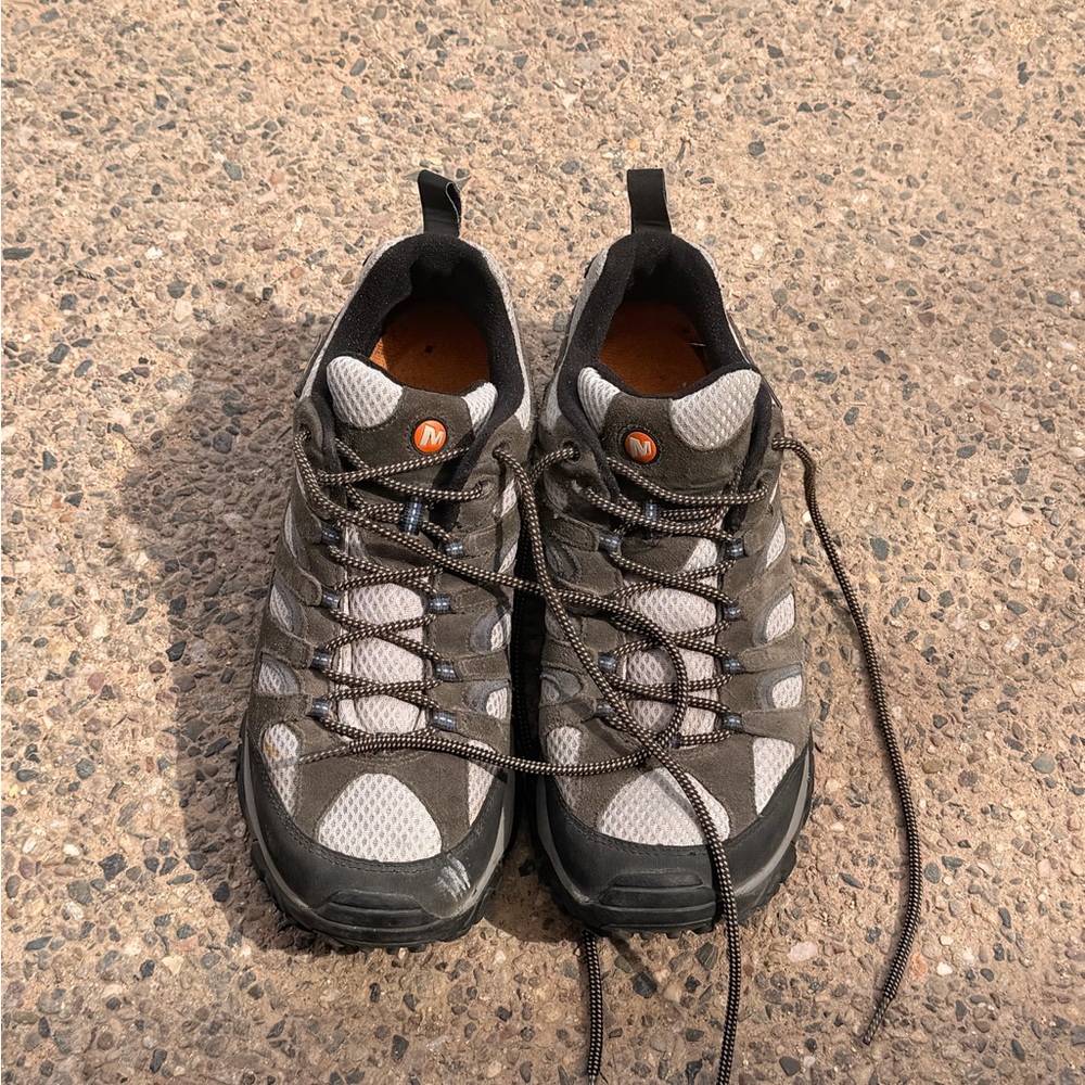 Merrell Men's Gray and Black Trail Hiking Shoes